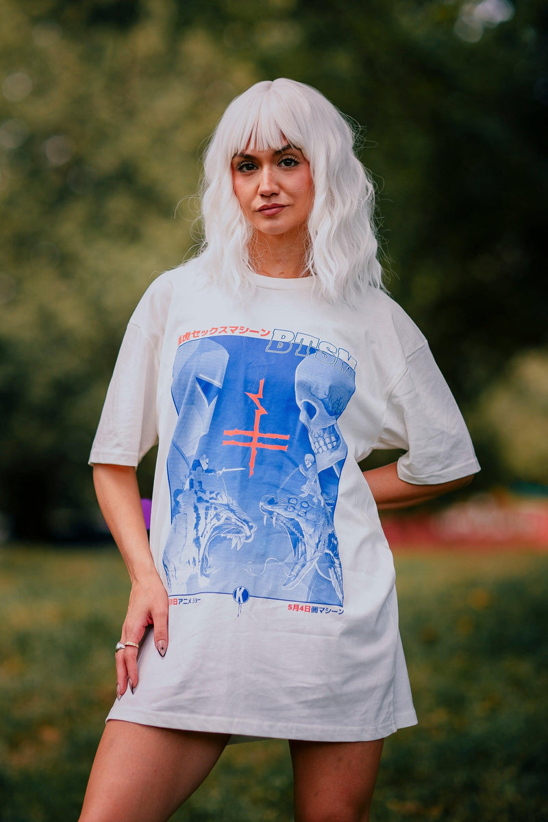 BTSM - Anime Off-White Tee – BTSM Merch