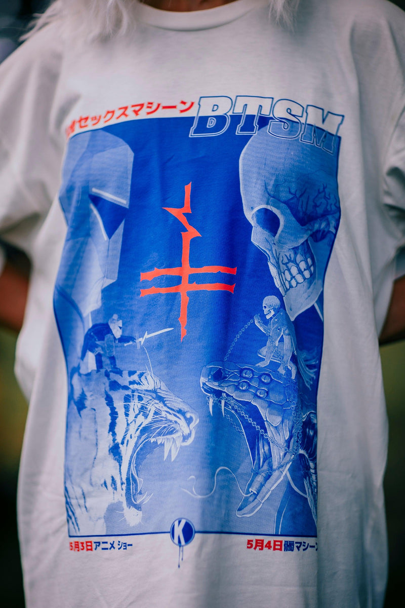 BTSM - Anime Off-White Tee – BTSM Merch