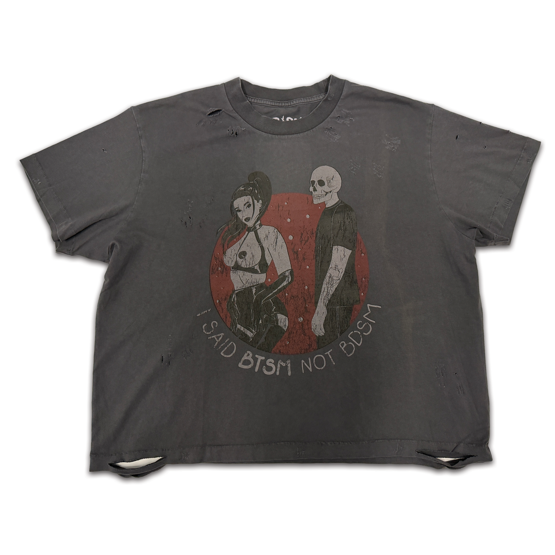 BTSM - Not B*SM Black Vintage Tee