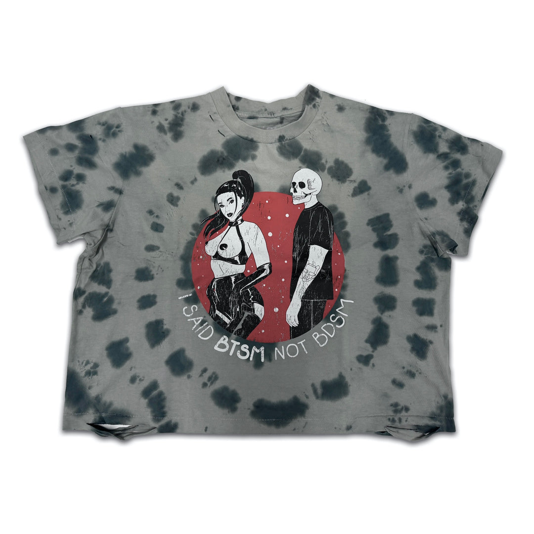 BTSM - Not B*SM Grey Dye Tee