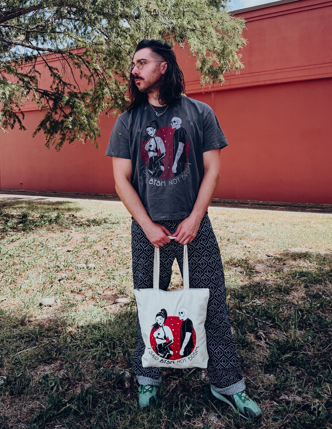 BTSM - Not B*SM Black Vintage Tee