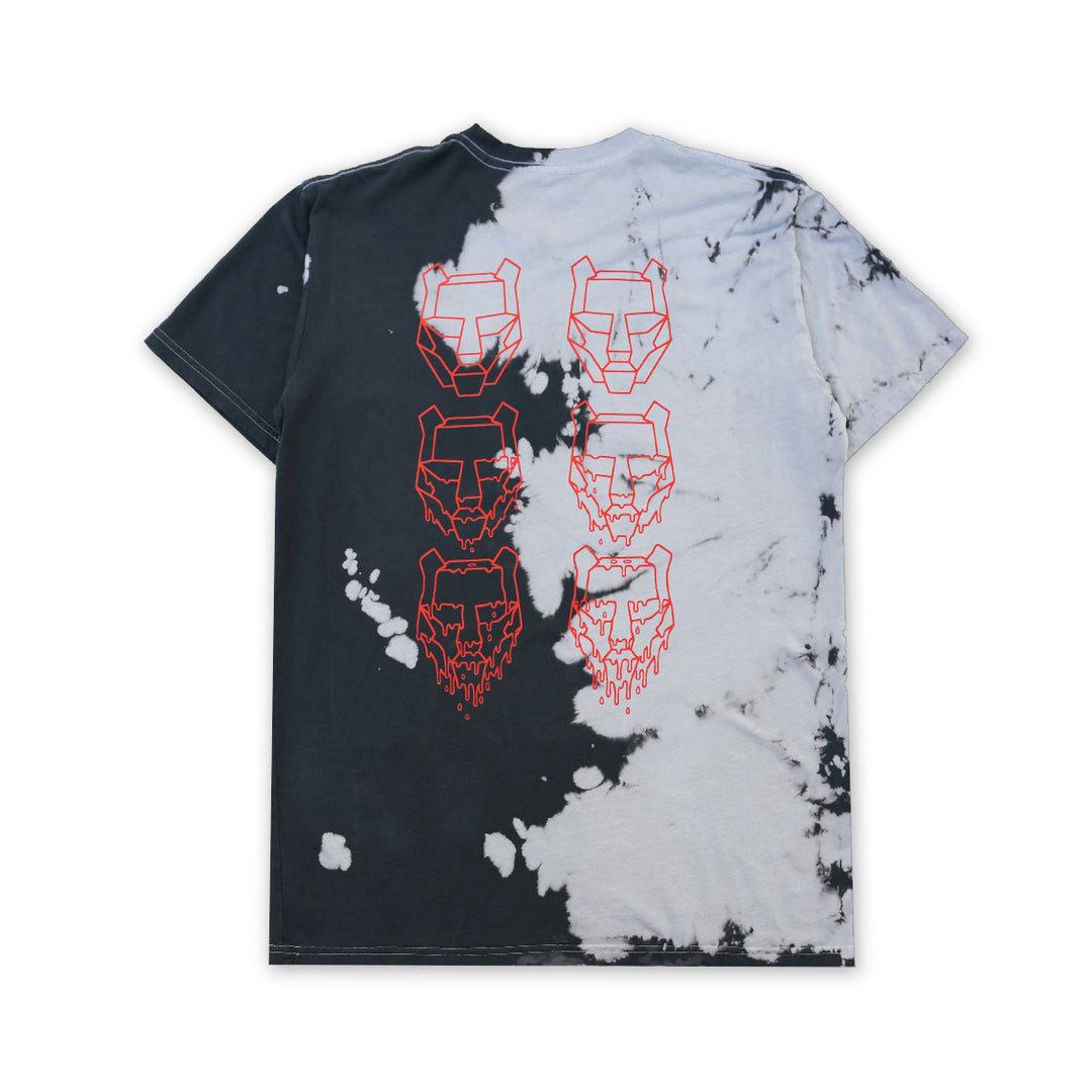 BTSM - Red / Grey Dye Tee